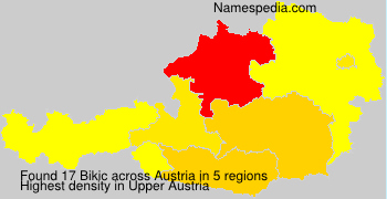 Surname Bikic in Austria