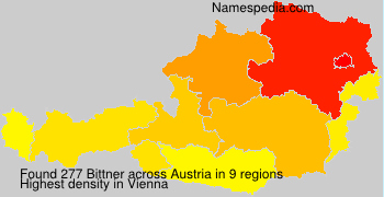 Surname Bittner in Austria Surname Bittner in Austria