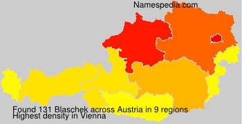 Surname Blaschek in Austria Surname Blaschek in Austria