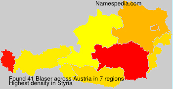 Surname Blaser in Austria Surname Blaser in Austria