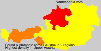 Surname Blatancic in Austria Surname Blatancic in Austria