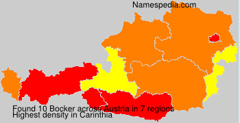 Surname Bocker in Austria Surname Bocker in Austria
