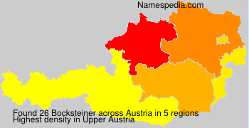 Surname Bocksteiner in Austria Surname Bocksteiner in Austria