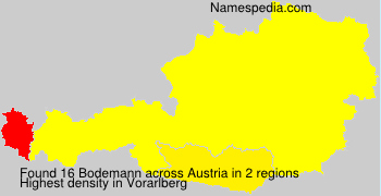 Surname Bodemann in Austria Surname Bodemann in Austria