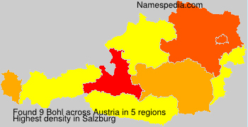 Surname Bohl in Austria Surname Bohl in Austria
