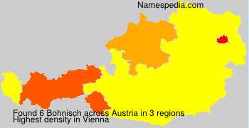 Surname Bohnisch in Austria Surname Bohnisch in Austria