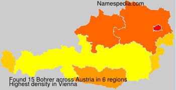 Surname Bohrer in Austria Surname Bohrer in Austria