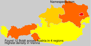 Surname Boldt in Austria Surname Boldt in Austria