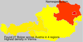Surname Bolzer in Austria Surname Bolzer in Austria