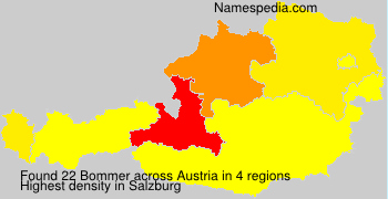 Surname Bommer in Austria Surname Bommer in Austria