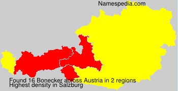 Surname Bonecker in Austria Surname Bonecker in Austria