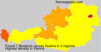 Surname Bosancic in Austria Surname Bosancic in Austria