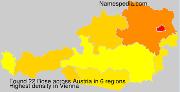 Surname Bose in Austria Surname Bose in Austria