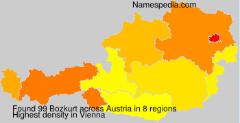 Surname Bozkurt in Austria Surname Bozkurt in Austria