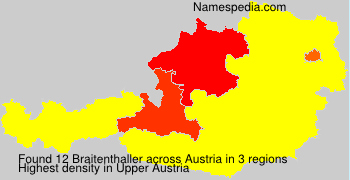 Surname Braitenthaller in Austria Surname Braitenthaller in Austria