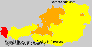 Surname Bravo in Austria Surname Bravo in Austria