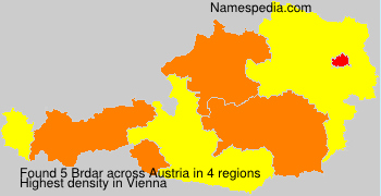 Surname Brdar in Austria Surname Brdar in Austria