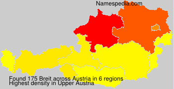 Surname Breit in Austria Surname Breit in Austria