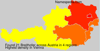 Surname Breithofer in Austria Surname Breithofer in Austria