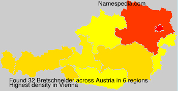 Surname Bretschneider in Austria Surname Bretschneider in Austria