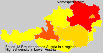 Surname Breuner in Austria Surname Breuner in Austria