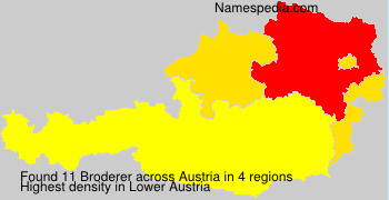 Surname Broderer in Austria Surname Broderer in Austria