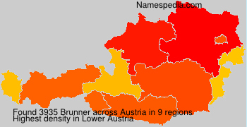 Surname Brunner in Austria Surname Brunner in Austria