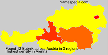 Surname Bubnik in Austria Surname Bubnik in Austria