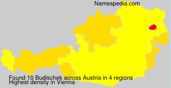 Surname Budischek in Austria Surname Budischek in Austria