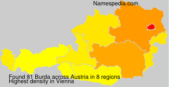 Surname Burda in Austria Surname Burda in Austria