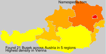 Surname Busek in Austria Surname Busek in Austria