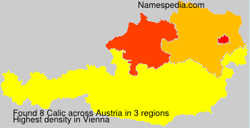 Surname Calic in Austria Surname Calic in Austria