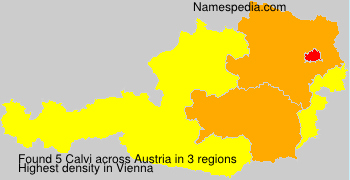 Surname Calvi in Austria Surname Calvi in Austria