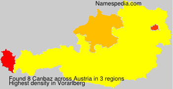 Surname Canbaz in Austria Surname Canbaz in Austria