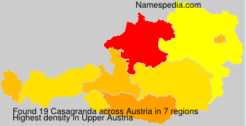 Surname Casagranda in Austria Surname Casagranda in Austria