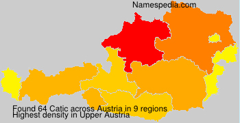 Surname Catic in Austria Surname Catic in Austria
