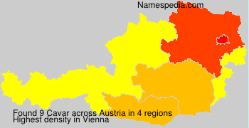 Surname Cavar in Austria Surname Cavar in Austria