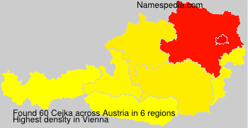 Surname Cejka in Austria Surname Cejka in Austria