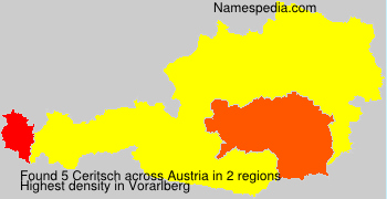 Surname Ceritsch in Austria Surname Ceritsch in Austria
