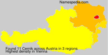 Surname Cernik in Austria Surname Cernik in Austria