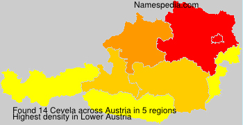 Surname Cevela in Austria Surname Cevela in Austria