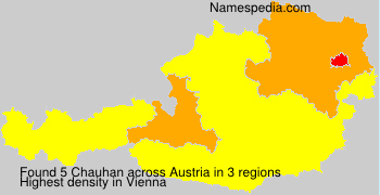 Surname Chauhan in Austria Surname Chauhan in Austria