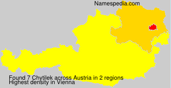 Surname Chytilek in Austria Surname Chytilek in Austria