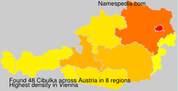 Surname Cibulka in Austria