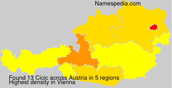 Surname Cicic in Austria Surname Cicic in Austria