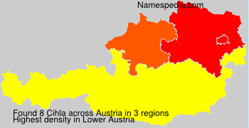 Surname Cihla in Austria Surname Cihla in Austria