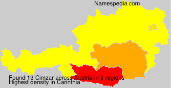 Surname Cimzar in Austria Surname Cimzar in Austria