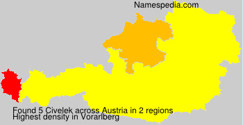Surname Civelek in Austria Surname Civelek in Austria