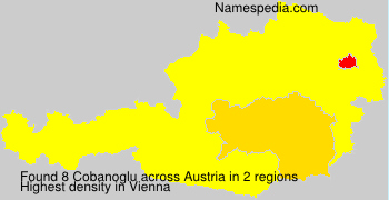 Surname Cobanoglu in Austria Surname Cobanoglu in Austria
