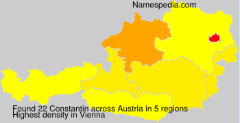 Surname Constantin in Austria Surname Constantin in Austria